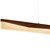 4 ft. Linear LED Pendant Fixture - 3000 Kelvin - Wood Finish Thumbnail