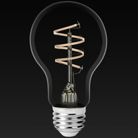 LED GRAY COIL FIL A19 E26