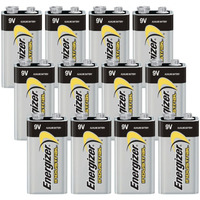 Energizer - 9V Size - Alkaline Battery - Industrial Grade - 12 Pack - EN22