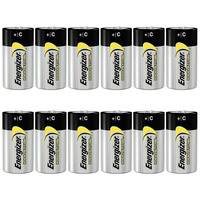 Energizer - C Size - Alkaline Battery - Industrial Grade - 12 Pack - EN93