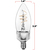 350 Lumens - 4 Watt - 2700 Kelvin - LED Chandelier Filament Bulb - 3.9 in. x 1.4 in Thumbnail