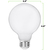 3.15 in. Dia. - LED G25 Filament Globe - 4 Watt - 40 Watt Equal - Candle Glow Thumbnail