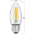 Natural Light - 300 Lumens - 4 Watt - 2400 Kelvin - AmberGlow LED Chandelier Bulb - 3.5 in. x 1.4 in. Thumbnail