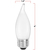 Natural Light - 300 Lumens - 3 Watt - 2400 Kelvin - AmberGlow LED Chandelier Bulb - 4 in. x 1.4 in. Thumbnail