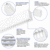 3 ft. Wattage and Color Selectable Architectural LED Linear Fixture with Louver Lens - Up/Down Light - 2700 Total Lumens - White Thumbnail