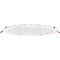 2000 Lumens - 27 Watt - 12 in. Color Selectable New Construction LED Downlight Fixture - Kelvin 2700-3000-3500-4000-5000 - 125 Watt Incandescent Equal - Round - White Trim - 90 CRI - 120 Volt - PLT-13068