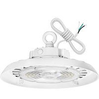 22,500 Lumens - 150 Watt - 5000 Kelvin - UFO LED High Bay Fixture - Sensory Ready - 400 Watt Metal Halide Equal - White Finish - 120-277 Volt - PLT-13127