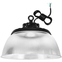 14,400 Lumens - 100 Watt - 4000 Kelvin - UFO LED High Bay Sensor Ready Light Fixture With Direct and Indirect Light - 250 Watt Metal Halide Equal - Black Finish - 120-277 Volt - PLT-12980