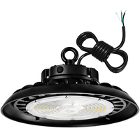 36,500 Lumens - 240 Watt - 5000 Kelvin - UFO LED High Bay Sensor Ready Light Fixture - 1000 Watt Metal Halide Equal - Black Finish - 120-277 Volt - PLT-12567