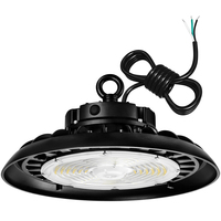 36,458 Lumens - 240 Watt - 4000 Kelvin - UFO LED High Bay Sensor Ready Light Fixture - 1000 Watt Metal Halide Equal - Black Finish - 120-277 Volt - PLT-13162