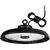 34,800 Lumen Max - 240 Watt Max - Wattage and Color Selectable UFO LED High Bay Light Fixture Thumbnail