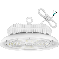 56,400 Lumens - 400 Watt - 5000 Kelvin - UFO LED High Bay Fixture - 1000 Watt Metal Halide Equal - White Finish - 120-277 Volt - PLT-12736