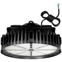 120,000 Lumen Max - 800 Watt Max - 5000 Kelvin - Wattage Selectable UFO LED High Bay Fixture - Watts 700-750-800 - Black Finish - 120-277 Volt - PLT-12640
