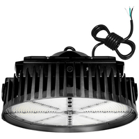 120,000 Lumen Max - 800 Watt Max - 5000 Kelvin - Wattage Selectable UFO LED High Bay Light Fixture - Watts 700-750-800 - Black Finish - 120-277 Volt - PLT-12640