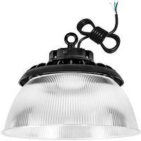 34,560 Lumens - 240 Watt - 5000 Kelvin - UFO LED High Bay Sensor Ready Light Fixture With Direct and Indirect Light - 1000 Watt Metal Halide Equal - Black Finish - 120-277 Volt - PLT-12632