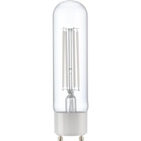 800 Lumens - 8.5 Watt - 2700 Kelvin - LED T12 Tubular Filament Bulb - Clear - White Filament - 60 Watt Equal - Warm White - GU24 Base - 90 CRI - 120 Volt - PLT-13411