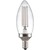 500 Lumens - 5.5 Watt - 3000 Kelvin - LED Chandelier Filament Bulb - 3.9 in. x 1.4 in. Thumbnail