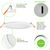 1200 Lumens - 16 Watt - 8 in. Color Selectable New Construction LED Downlight Fixture Thumbnail
