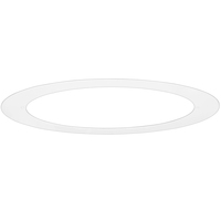 6 in. Goof Ring - White - For use with select PLT LED Downlights - PLT-12714