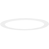 8 in. Goof Ring - White - For use with select PLT LED Downlights - PLT-12715