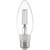 300 Lumens - 3 Watt - LED Chandelier Filament Bulb with 3 Selectable Color Temperature - 4.9 in. x 1.7 in. Thumbnail