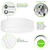 982 Lumens - 15 Watt - 7 in. Color Selectable LED Surface Mount Downlight Fixture with Emergency Backup Thumbnail