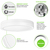 1517 Lumens - 22 Watt - 12 in. Color Selectable LED Surface Mount Downlight Fixture with Emergency Backup Thumbnail