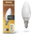 500 Lumens - 5 Watt - LED Chandelier Filament Bulb - Warm Dimming 3000 to 1800 Kelvin - 4.72 in. x 1.37 in.
 Thumbnail