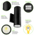 1750 Total Lumens - 20 Watt - Color Selectable LED Outdoor Wall Sconce Fixture - Direct and Indirect Light Thumbnail