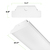 5280 Lumen Max - 40 Watt Max - 4 ft. x 7 in. Wattage and Color Selectable LED Wraparound Fixture Thumbnail