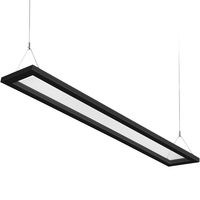 4 ft. Color Selectable Architectural LED Linear Fixture - Up/Down Light - 4920 Total Lumens - Black - Linkable - 40 Watt - Kelvin 3000-3500-4000 - 120-277 Volt - PLT PremiumSpec PLT-90453