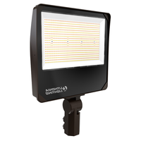 51,700 Lumen Max - 342 Watt Max - Wattage and Color Selectable LED Flood Light Fixture with Integrated Photocell - Watts 184-259-342 - Kelvin 3000-4000-5000 - Slipfitter and Yoke Mount - 120-347 Volt - Lithonia ESXF5 ALO SWW2 UVOLT YS DDB