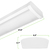 4650 Lumens - 40 Watt - 5000 Kelvin - 4 ft. x 5 in. LED Wraparound Fixture Thumbnail