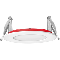 880 Lumens - 12 Watt - 4 in. Color Selectable Fire Rated LED Downlight Fixture - Hardwire - Kelvin 2700-3000-3500-4000-5000 - 60 Watt Incandescent Equal - Round - White Trim - 90 CRI - 120 Volt - PLT-12993