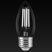 LED B11 5.5W WHT FIL 2700K E26