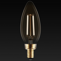 LED B11 2W WHT FIL 2700K E12
