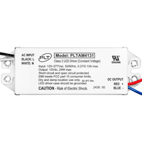 LED Driver - 12 Volt - 24 Watts - Input 120-277 Volt - For Constant Voltage Products Only - PLT-13216