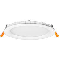 1100 Lumens - 14 Watt - 3000 Kelvin - 6 in. New Construction LED Downlight Fixture - Hardwire - 75 Watt Incandescent Equal - Round - White Trim - Dimmable - 120 Volt - Bulbrite 773221