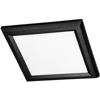 1900 Lumens - 18 Watt - 5000 Kelvin - 12 in. x 12 in. Surface Mount LED Panel Fixture - Black Trim - 120-277 Volt - PLT PremiumSpec PLT-90466