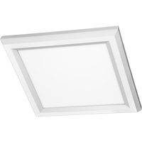 1900 Lumens - 18 Watt - 4000 Kelvin - 12 in. x 12 in. Surface Mount LED Panel Fixture - White Trim - 120-277 Volt - PLT PremiumSpec PLT-90463