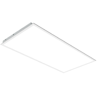 5923 Lumen Max - 45 Watt Max - 2 x 4 Wattage and Color Selectable LED Panel Sensor Ready Fixture - Watts 30-35-45 - Kelvin 3500-4000-5000 - 120-277 Volt - Halco 90523