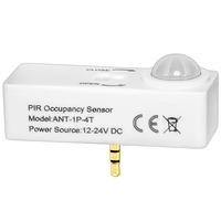 Panel Occupancy Sensor and Photocell - Passive Infrared (PIR) - White - Compatible with Select PLT Panel Fixtures - Plug-In Connector - 12-24 Volt- PLT-50425