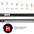 8 ft. Wattage and Color Selectable Architectural LED Linear Fixture with Regressed Lens - Up/Down Light - 8860 Total Lumens - Black Thumbnail