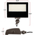 11,850 Lumen Max - 80 Watt Max - Wattage and Color Selectable LED Flood Light Fixture with Integrated Photocell Thumbnail