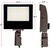 15,500 Lumen Max - 100 Watt Max - Wattage and Color Selectable LED Flood Light Fixture with Photocell Receptacle Thumbnail