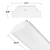 8300 Lumens - 64 Watt - 4000 Kelvin - 4 ft. x 7 in. LED Wraparound Fixture Thumbnail