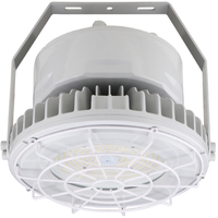 14,800 Lumens - Round LED Explosion-Proof Fixture - Class 1 Div 1 Rated - 100 Watt - 250 Watt Metal Halide Equal - 5000 Kelvin - 120-277 Volt - PLT-13623