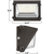 10,500 Lumen Max - 75 Watt Max - Wattage and Color Selectable LED Wall Pack Fixture Thumbnail