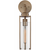 4.75 in. x 17 in. Wall Sconce Fixture - Clear Glass - Brass Finish Thumbnail