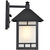 10.5 in. x 7 in. Outdoor Wall Sconce Fixture - Frosted Glass - Black Finish Thumbnail